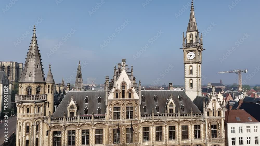 Majestic Clock Tower: A Timeless Elegance in Ghent Majestic Clock Tower: A Timeless Elegance in Ghent