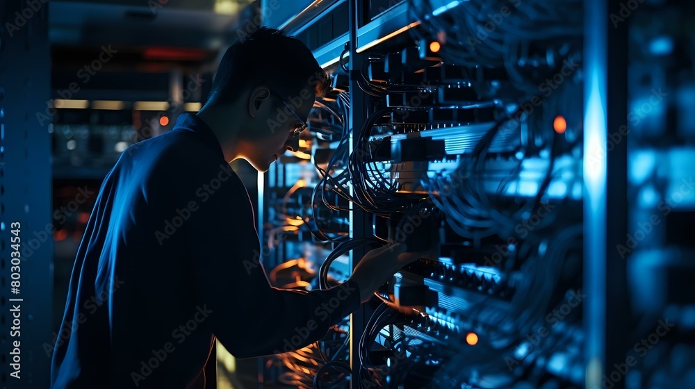 In the Heart of Operations: Network Engineer's Role in the Server Room