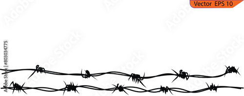 barbed wire frame