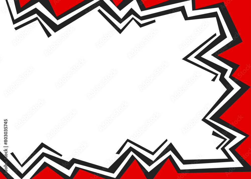 Fototapeta premium Abstract background with zigzag line pattern and with some copy space area