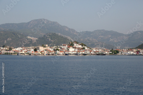 Marmaris city, view from the sea