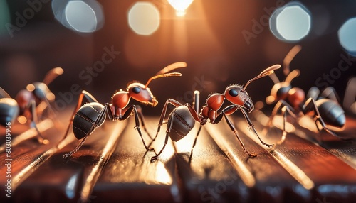 Macro de formigas photo