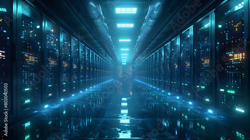 The Beauty of Electronic Precision: Inside a Data Center