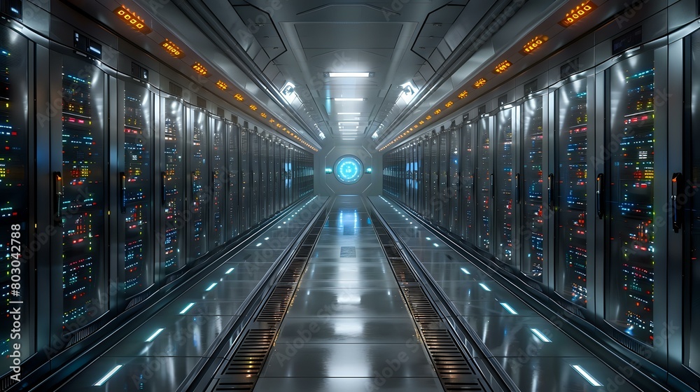 The Artistry of Technology: A Fascinating Look at a Data Center