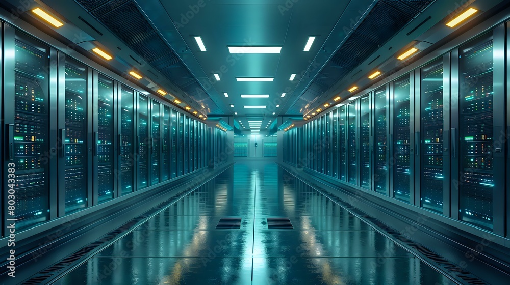 The Symmetry of Technology: A Glimpse into a Data Center The Symmetry of Technology: A Glimpse into a Data Center