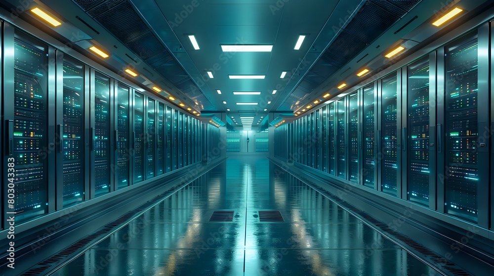 The Symmetry of Technology: A Glimpse into a Data Center