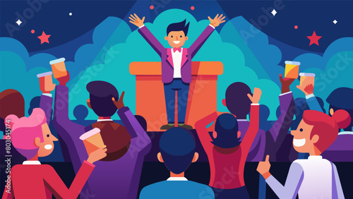 The audience eagerly plays along cheering for their favorite contestant and getting caught up in the highstakes world of political manipulation..