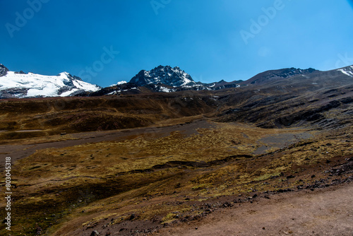 Fototapeta Naklejka Na Ścianę i Meble -  2023 8 24 Peru Andes peak 6