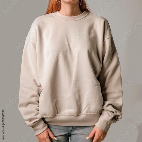 Sweater on brown background