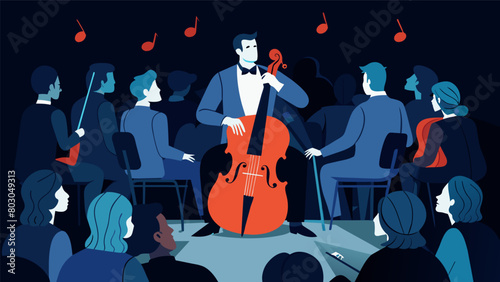 The cellos deep and melancholic sound reverberated through the orchestra setting the mood for the rest of the musicians. The audience could feel the.