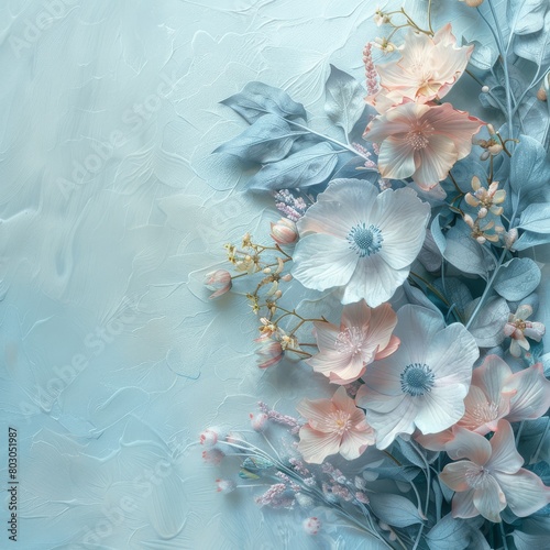 Floral Bouquet: A beautiful arrangement of pink roses and peonies, blossoming in the garden, capturing the essence of summer