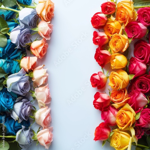 Rose Garden Bouquet with Pink Flowers in Bloom