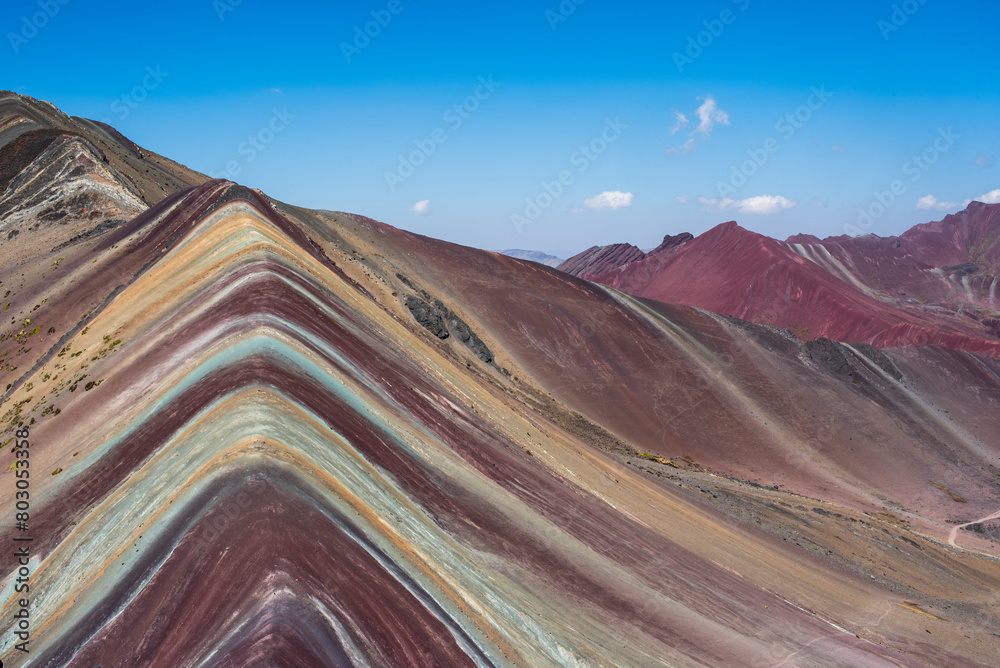 Fototapeta premium 2023 8 24 Peru rainbow mountains 30