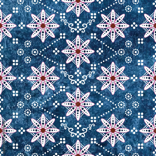 Batik pattern design illustration for printing © rashmisingh
