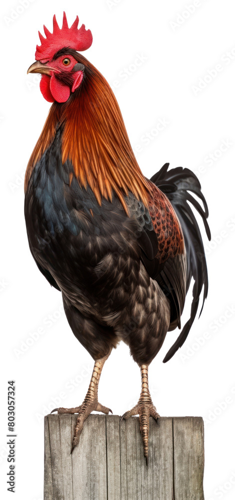 Fototapeta premium PNG Chicken poultry rooster animal