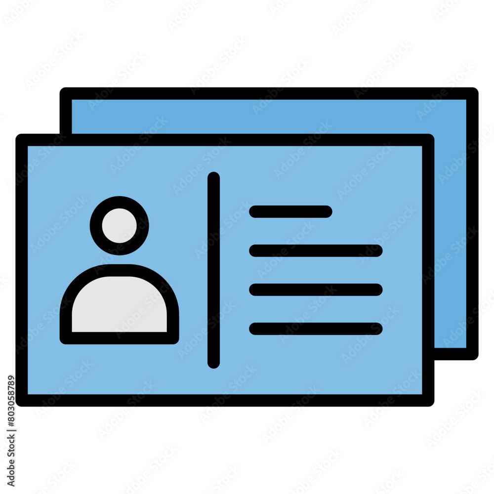Business Card Icon Element For Design Business Card Icon Element For Design