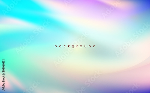 abstract wavy blur shiny light rainbow background