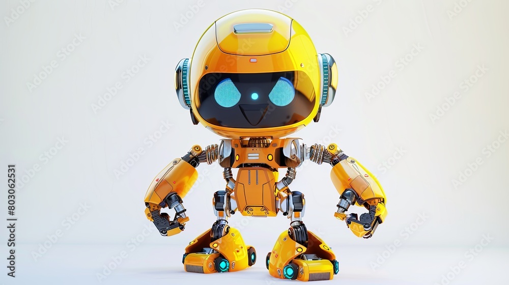screen robot isolated on white background screen robot isolated on white background
