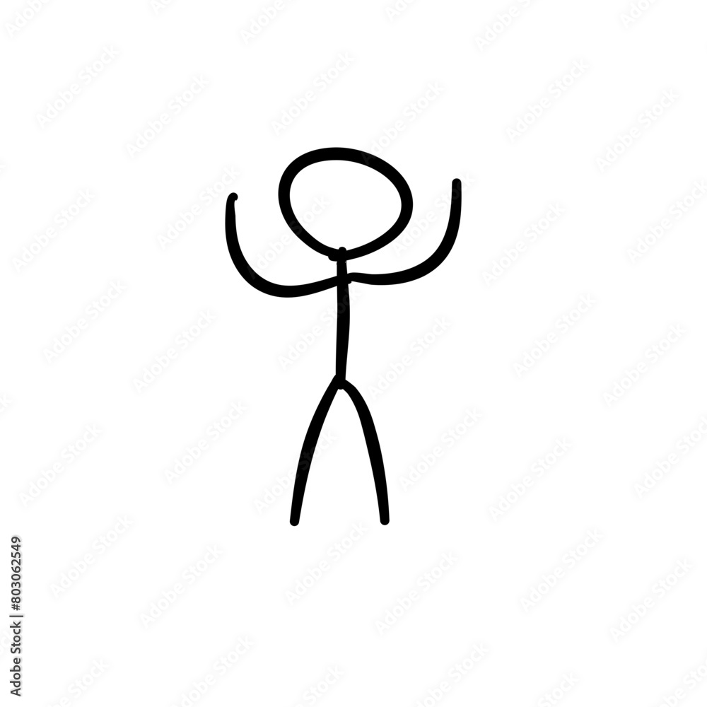 Doodle stick figure Doodle stick figure