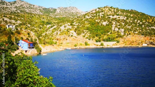 Croatian coast on Adriatic Sea