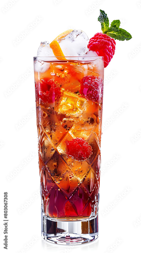 Cocktails, isolated background, colorful and refreshing drinks Cocktails, isolated background, colorful and refreshing drinks