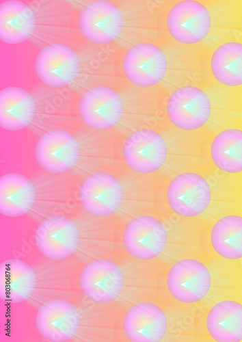 Flashlight art pattern background 