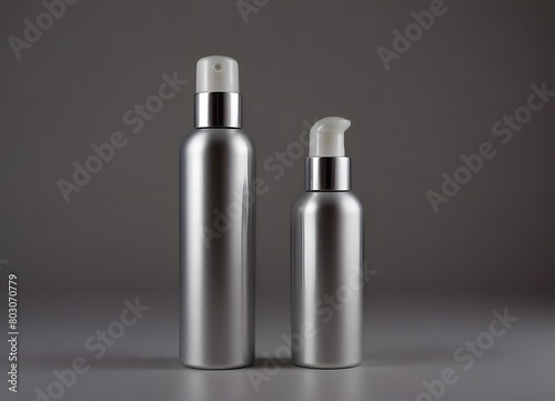 Cosmetic products bottle mockup