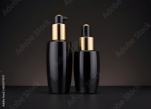 Cosmetic products bottle mockup