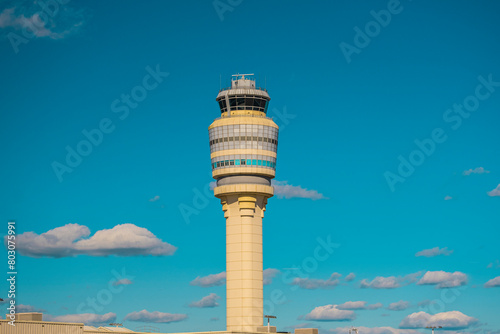 Top of the Atlanta Airport air traffic control tower
