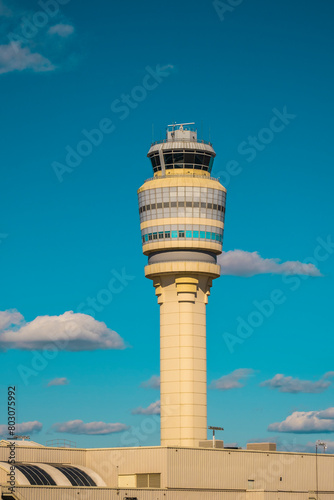 Top of the Atlanta Airport air traffic control tower