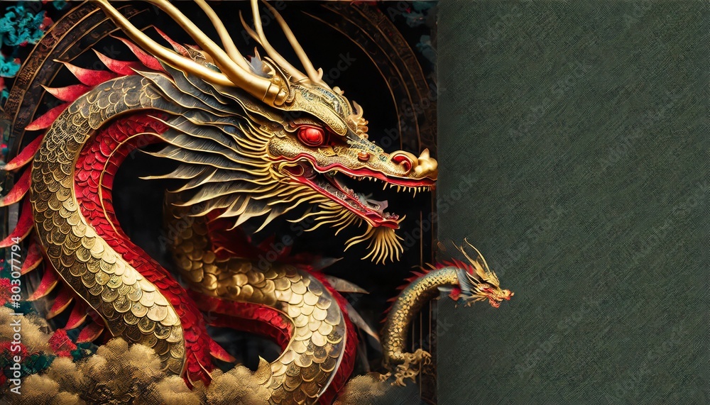 Fototapeta premium chinese style dragon
