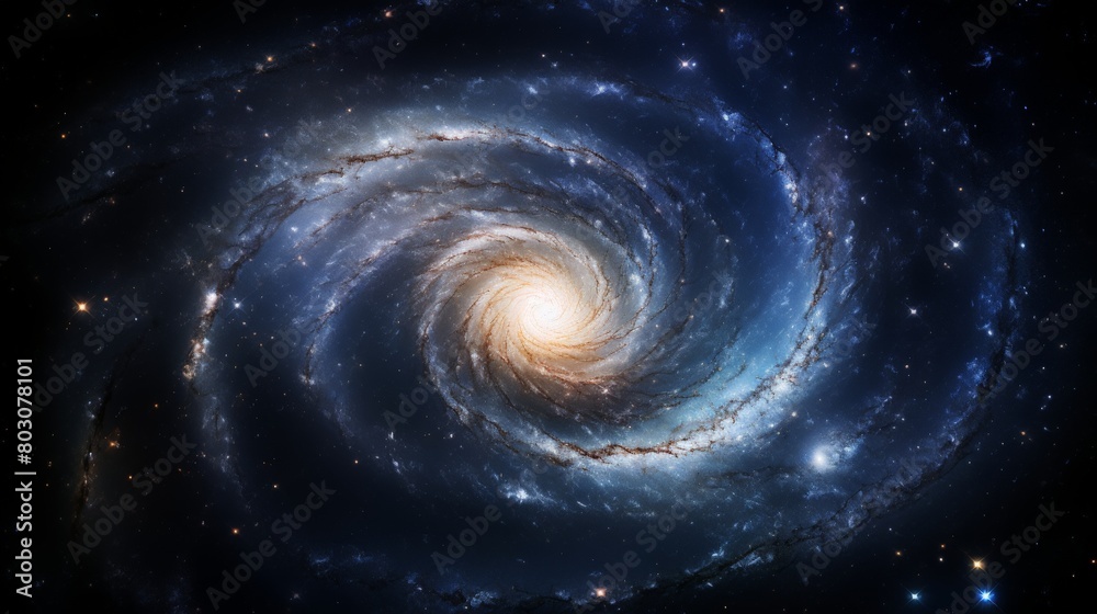A spiral galaxy A spiral galaxy