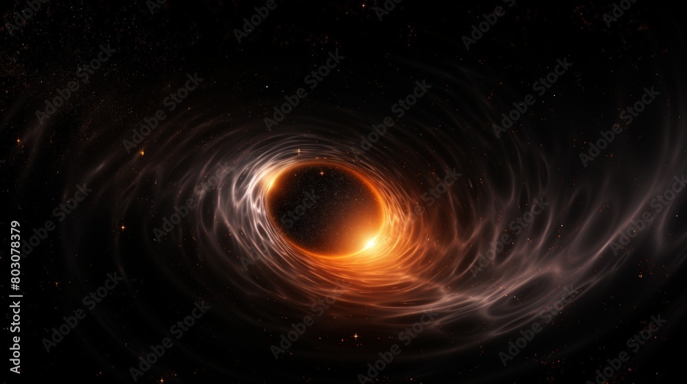 A black hole in space A black hole in space