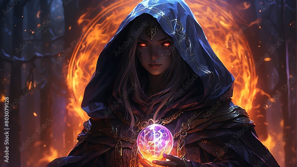 The Sorcerer controls the power of earth, water, wind, fire, and evil ...
