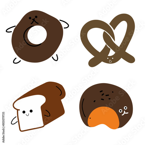 Bakery Bread Illustrations for Restaurants and Bakeries