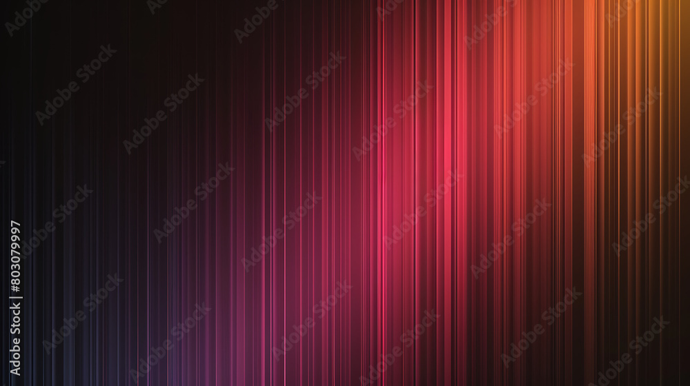 abstract background with rainbow - Minimalist gradient background, blur, retro colors, black background