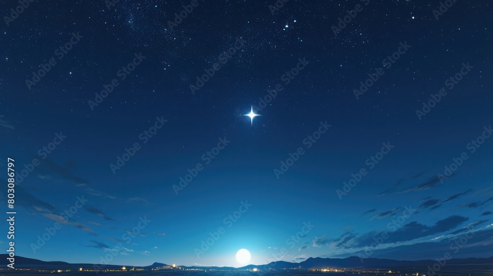 Sirius star, the brightest star in the night sky. Sirius star, the brightest star in the night sky.