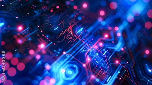 Futuristic technology backg...