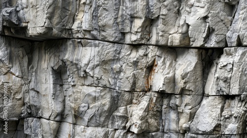 Rugged Natural Rock Formation Texture with Visible Fissures