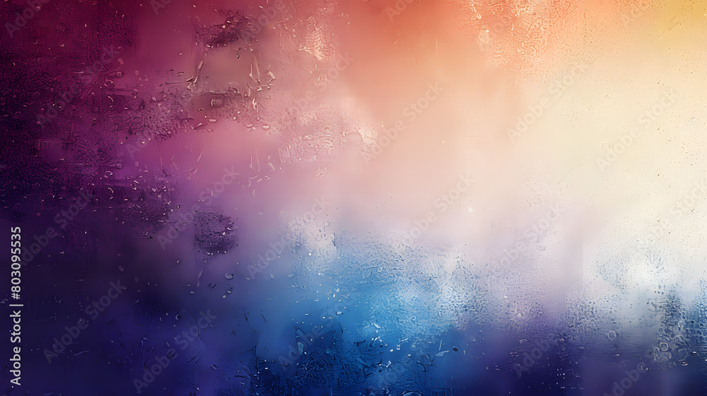 Obraz premium Noisy color gradient background grainy purple blue brown white beige abstract poster banner backdrop design