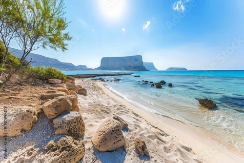 Balos Bay Beach, Gramvousa Peninsula, Crete, Greek Islands, Greece photo
