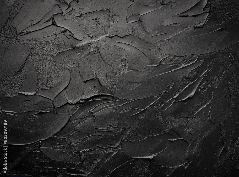 A textured blackened wall serves as a striking background A textured blackened wall serves as a striking background