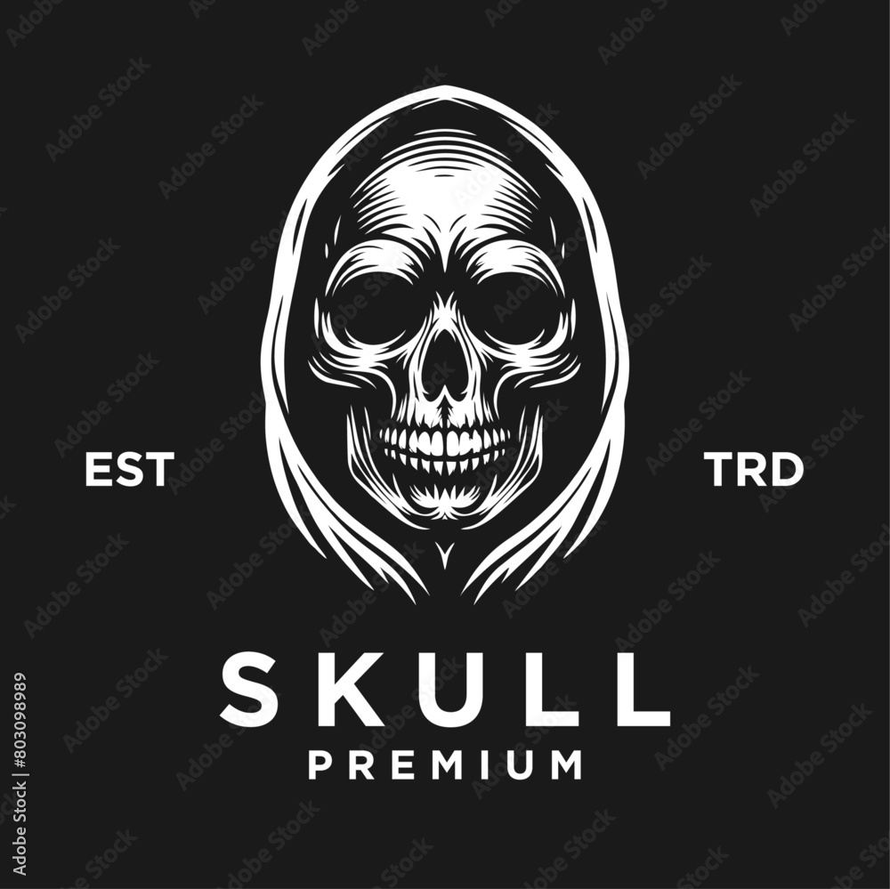 skull icon logo template illustration design skull icon logo template illustration design