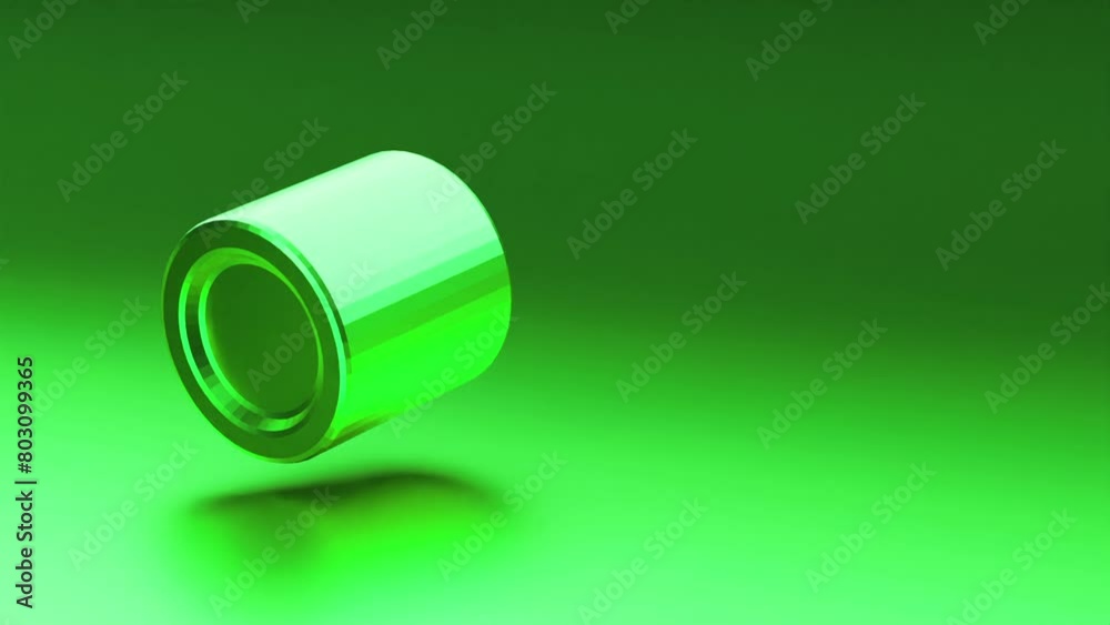 3d cylinder metallic geometric shape techno background. High quality FullHD footage, looping animation 3d cylinder metallic geometric shape techno background. High quality FullHD footage, looping animation