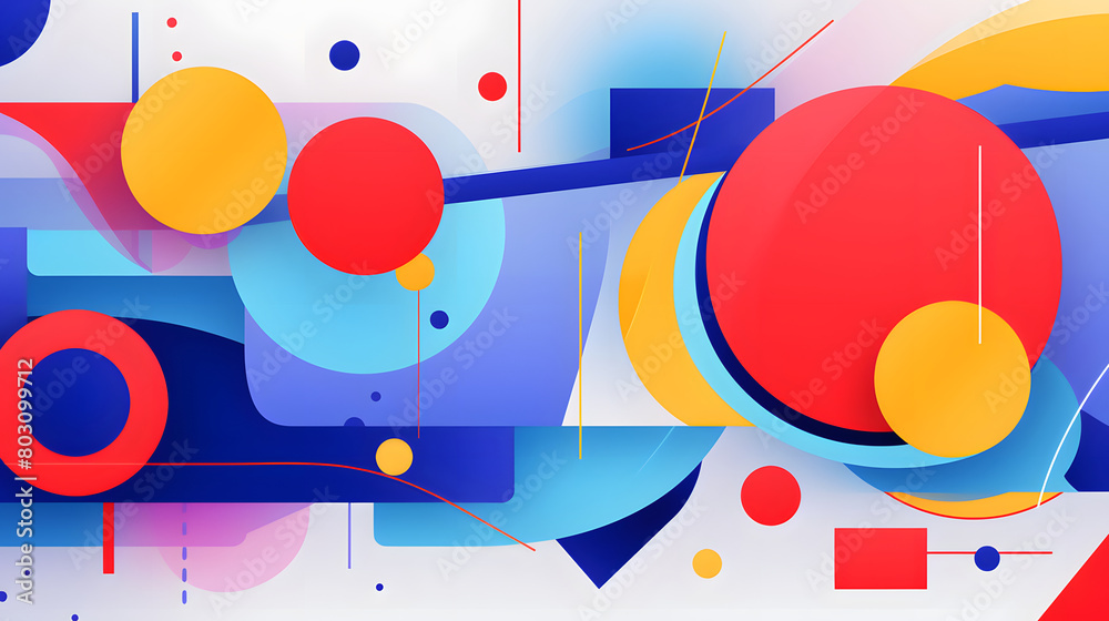 Digital abstract color block geometric pattern graphic poster background Digital abstract color block geometric pattern graphic poster background