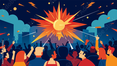 Despite the organizers promises of a spectacular fireworks display the truth was revealed as the panicspreading technology was activated releasing.