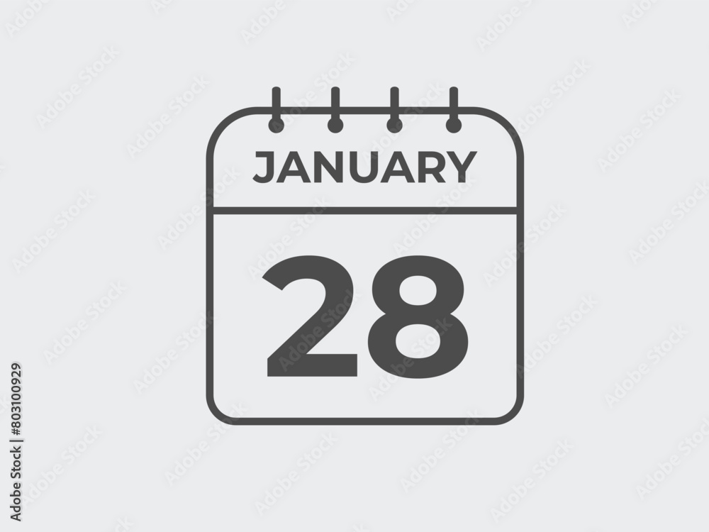 january 28 calendar reminder. 28 january daily calendar icon template. Calendar 28 january icon Design template. Vector illustration
january 28 calendar reminder. 28 january daily calendar icon template. Calendar 28 january icon Design template. Vector illustration