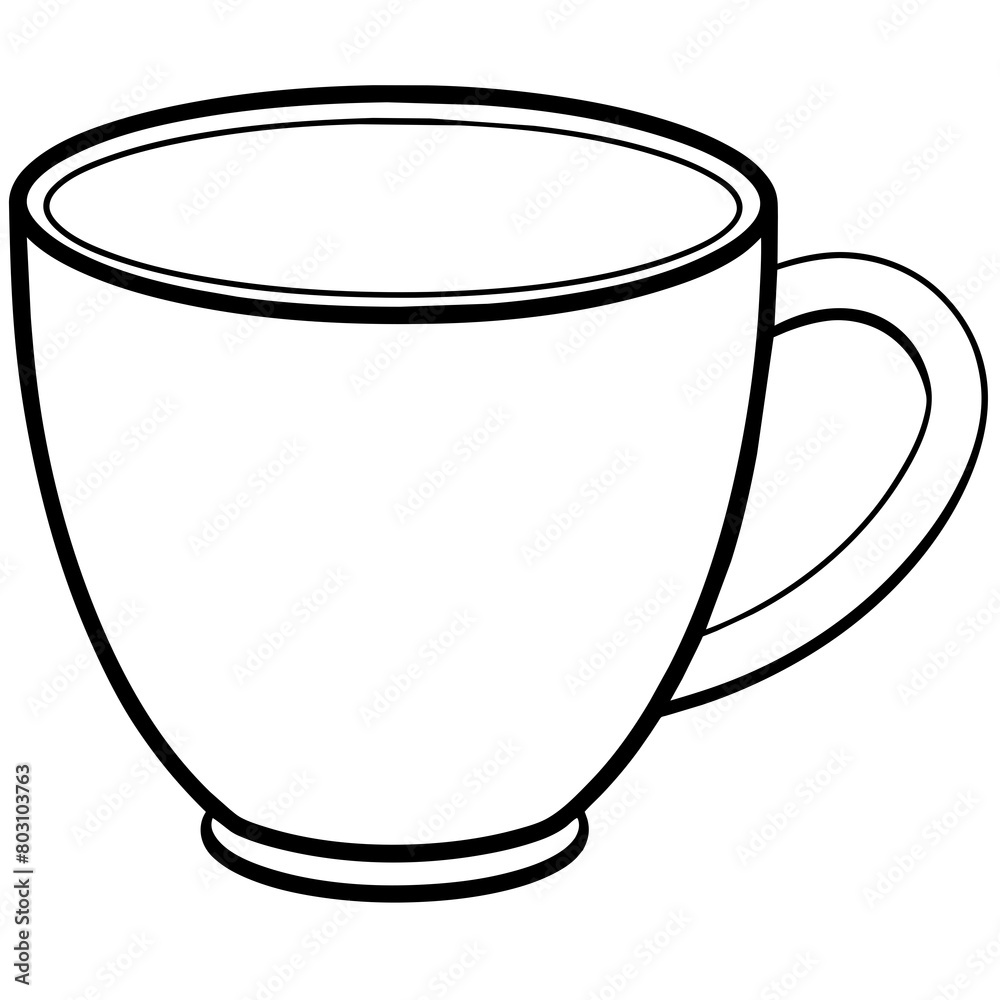 A cup of tea logo icon vector illustration. A cup of tea logo icon vector illustration.