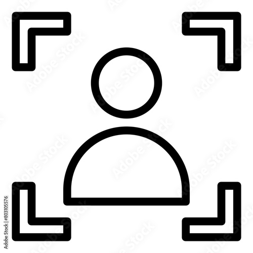 camera focus icon