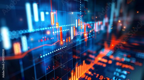 Digital stock market analysis graph for financial investment concept © EmmaStock